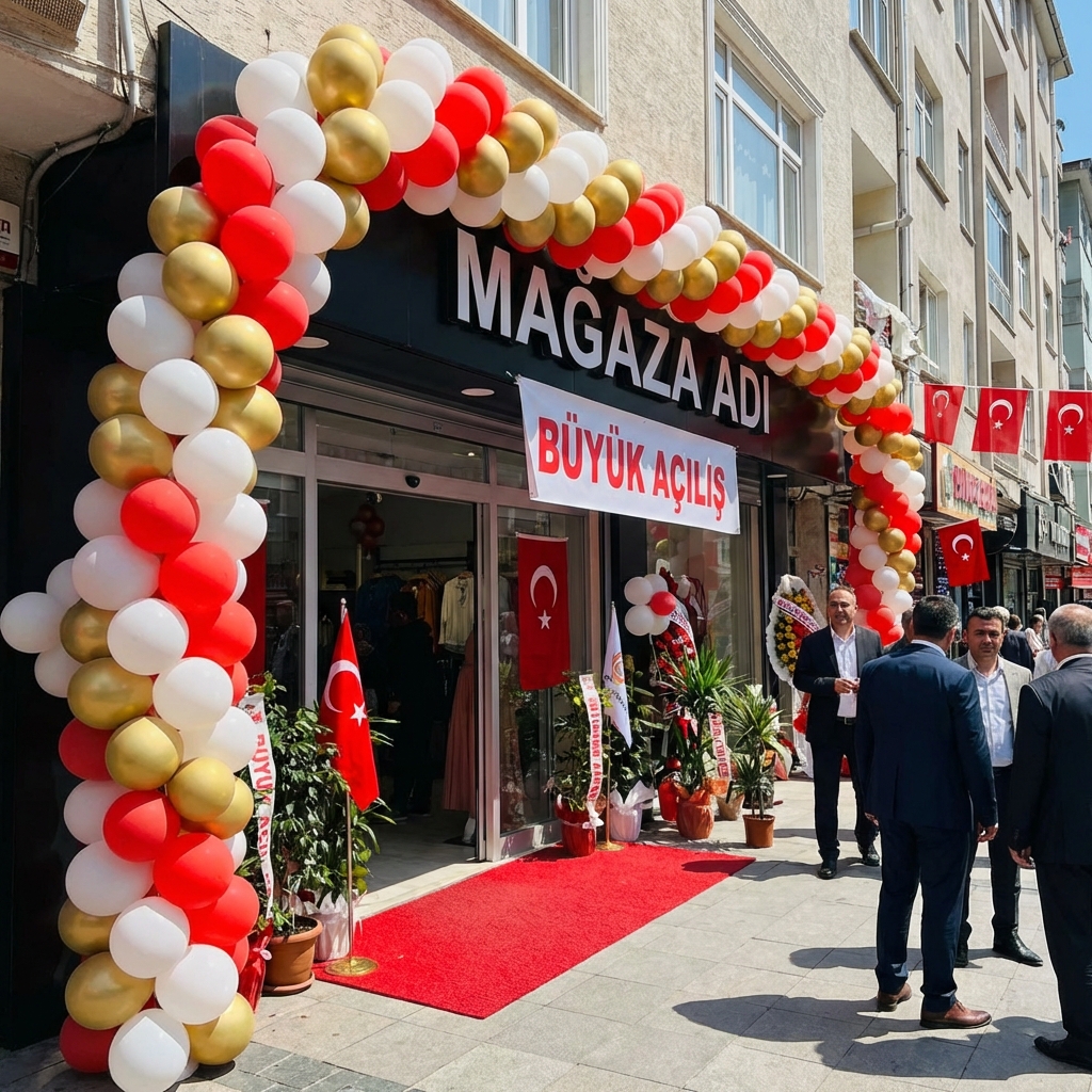 Mağaza Açılışı İçin Profesyonel Balon Süsleme Rehberi 2025