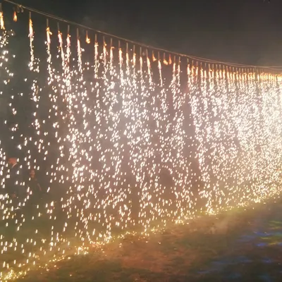 Yeşil Beyaz Zincir Balon